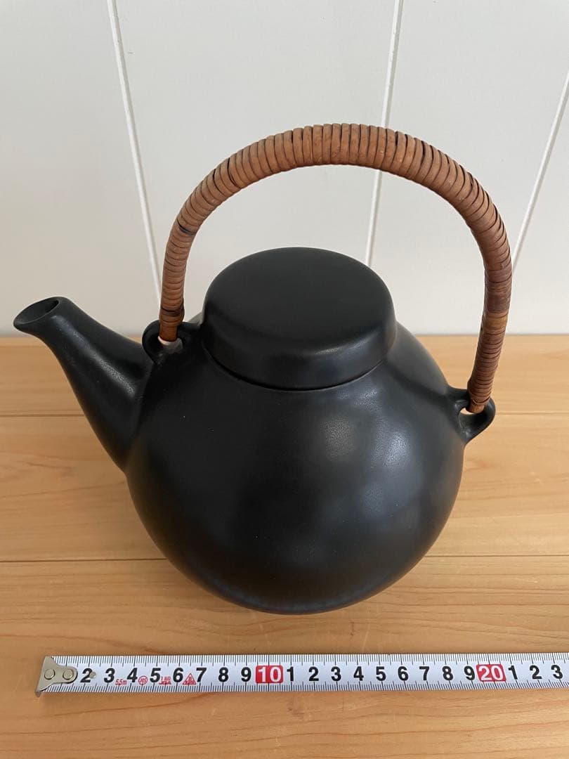 ARABIAアラビアGA-1ポット大　ヴィンテージ黒