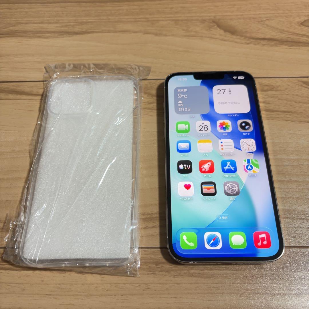 超美品 バッテリー新品 iPhone13 Pro Max 512GB シルバー