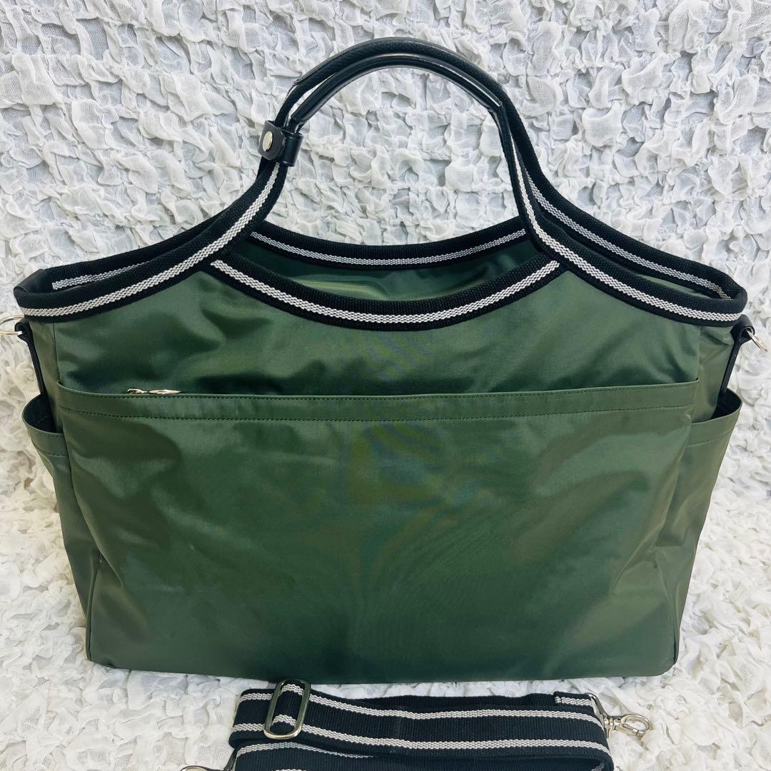 agnes b.アニエスベー ボストンバッグ 大容量 ショルダー2wayナイロン