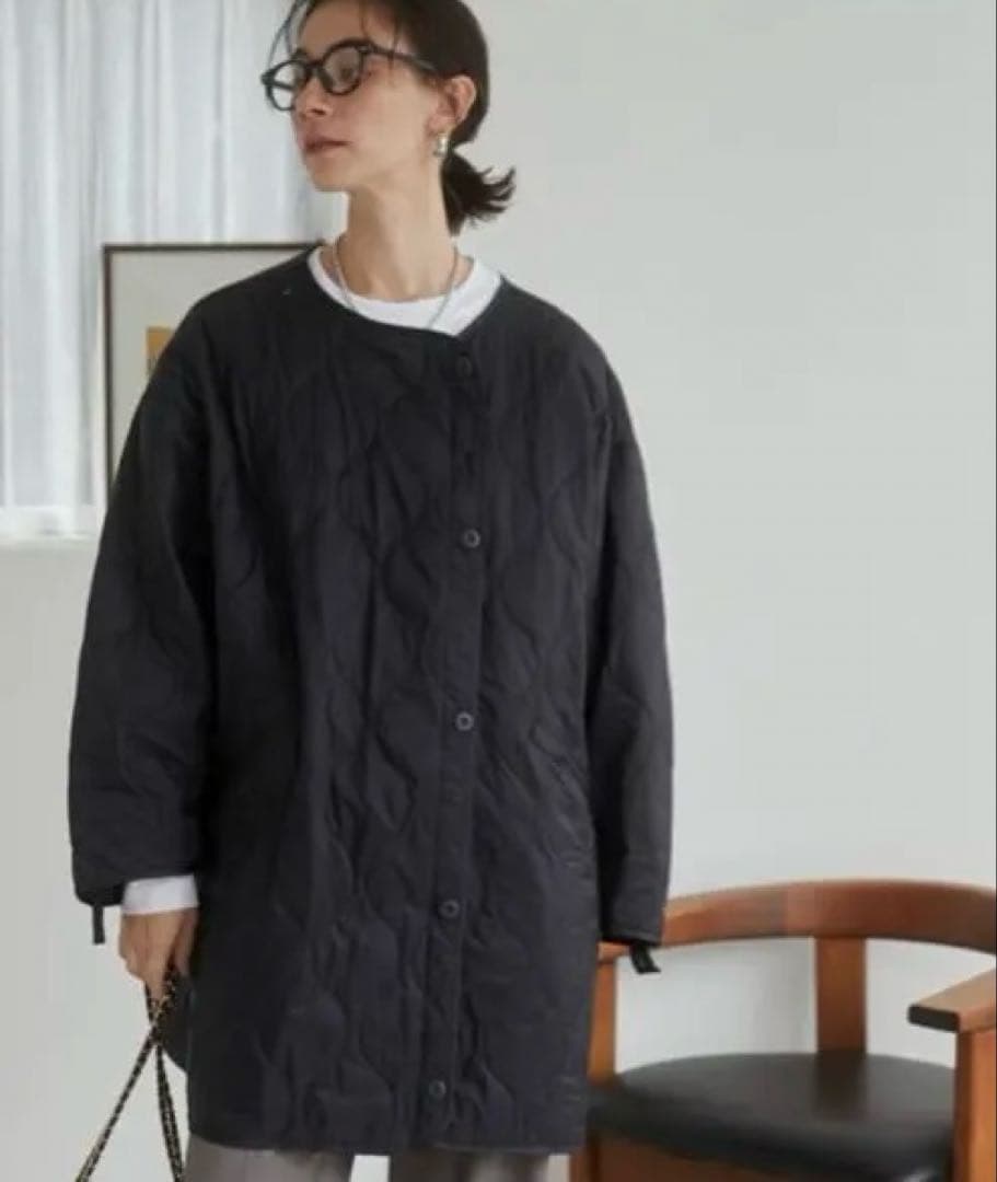 ブラック モッズコート フリーサイズ