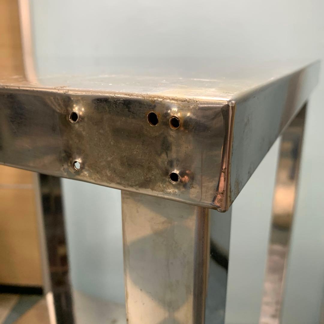 業務用ステンレス作業台 調理台 高さ790㎜×幅600㎜×奥行500㎜ ガス台