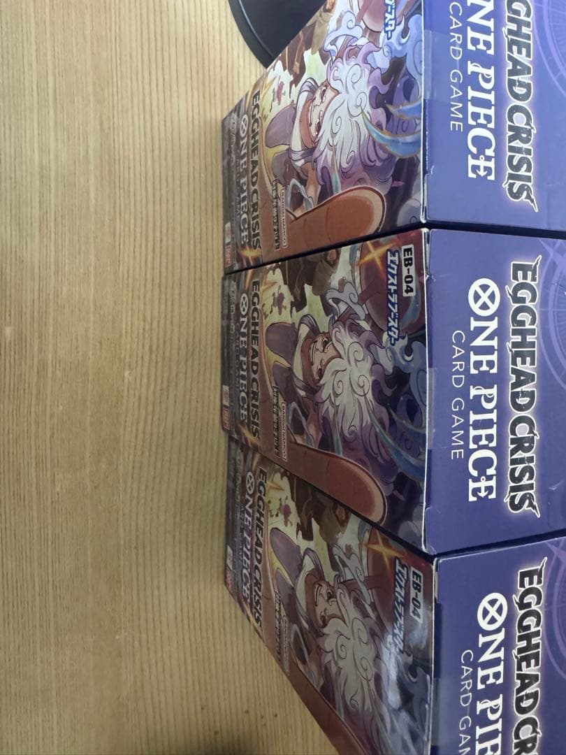 ONE PIECEカードゲームEGGHEADCRISIS 3個セットテープ付き