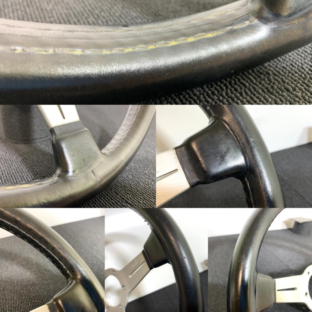 ナルディ クラシック 36パイ シルバースポーク FET刻印 ステアリング