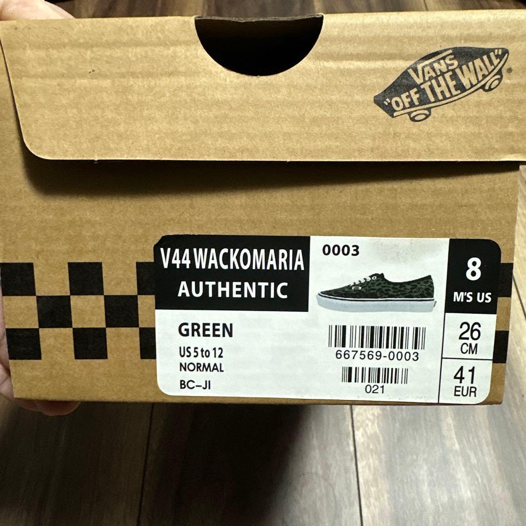 美品！　VANS ワコマリア オーセンティック　レオパード　26cm