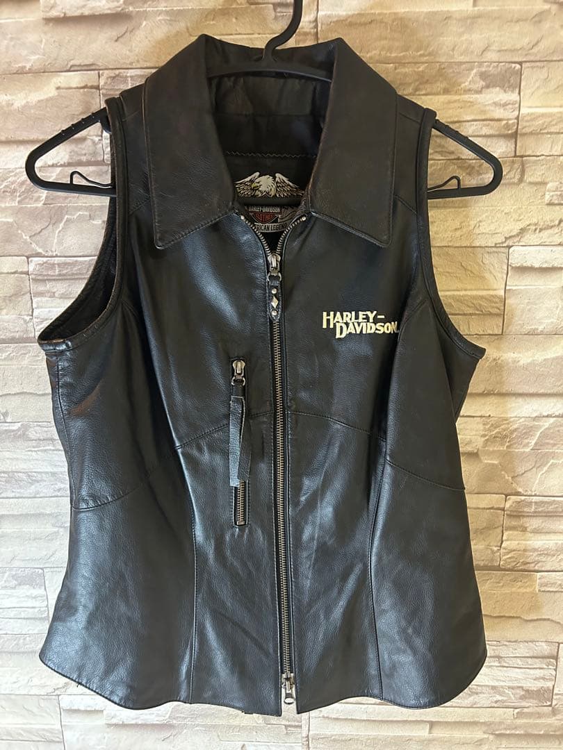 ウ*マ様 【Harley-Davidson】レザーベスト