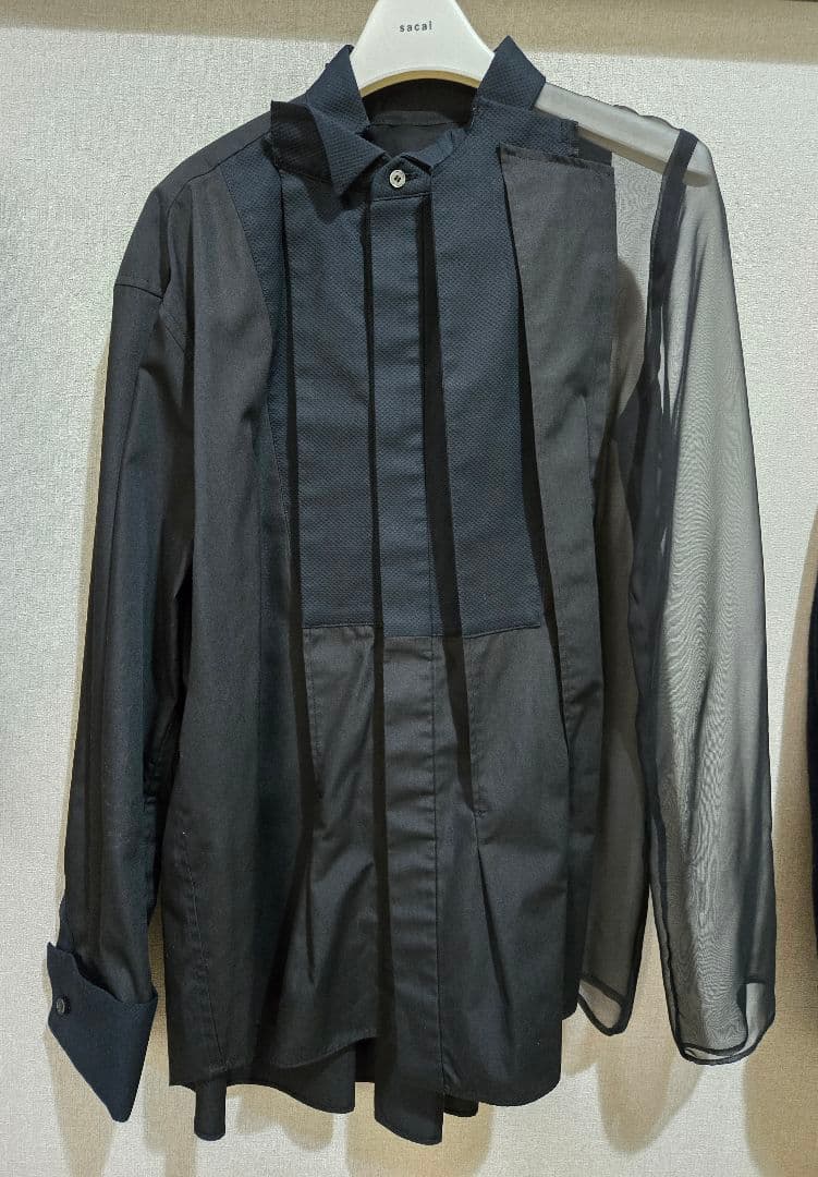 お値下げ中！sacai シアードッキングブラウス