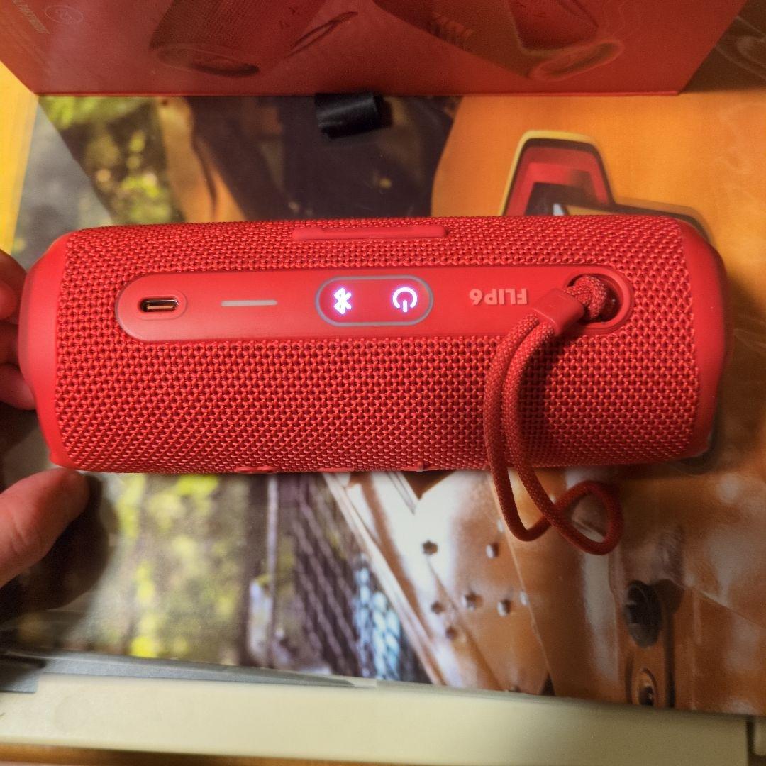 JBL FLIP 6 レッド Bluetoothスピーカー