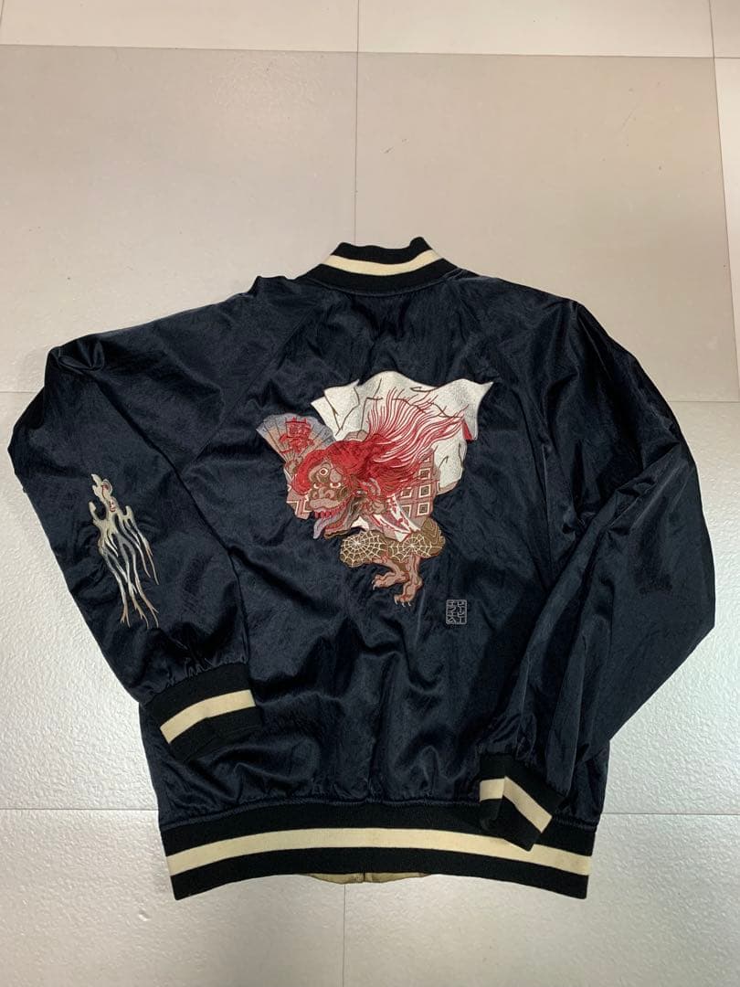 ピーピーエフエム PPFMスカジャン リバーシブル