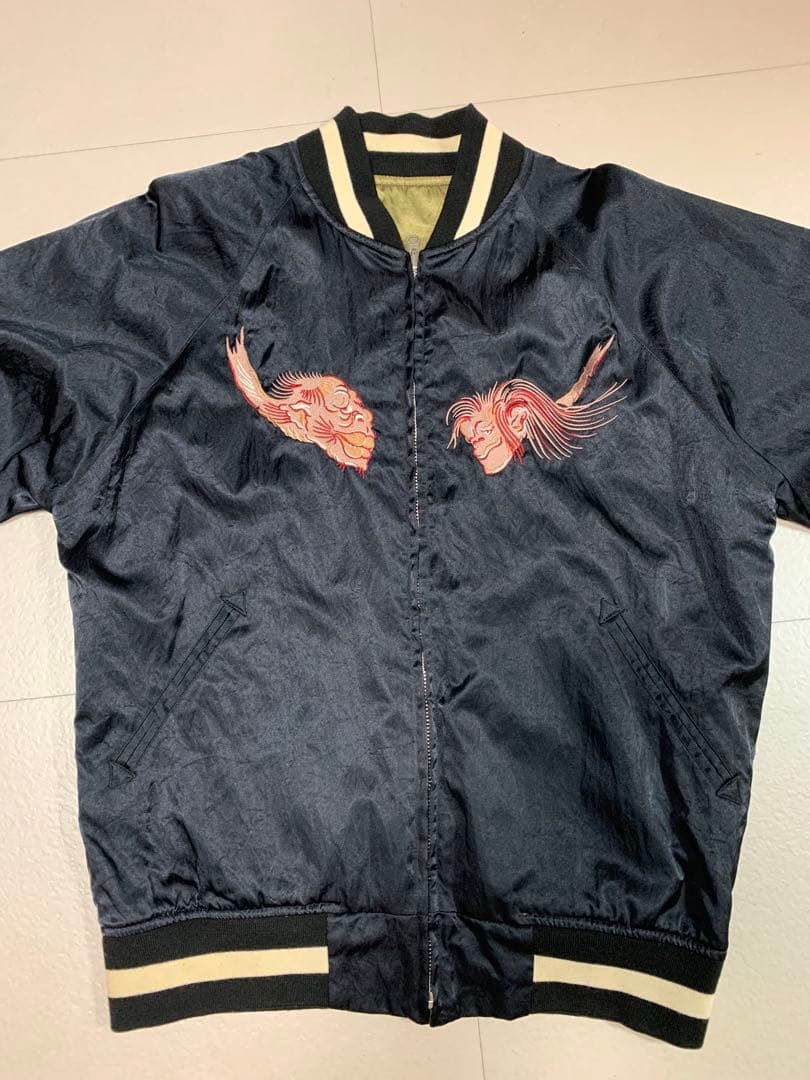 ピーピーエフエム PPFMスカジャン リバーシブル