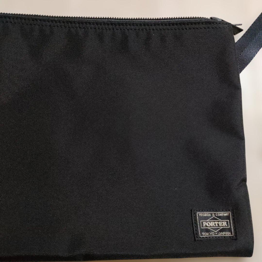 PORTER ショルダーバッグ ブラック　サコッシュ／黒／2層式