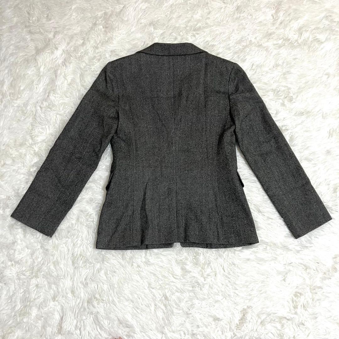 アンタイトル　パンツスーツセット　グレー　カシミア　未使用スーツジャケットパンツ
