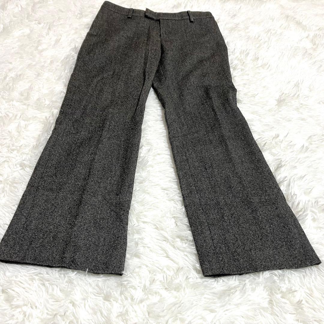 アンタイトル　パンツスーツセット　グレー　カシミア　未使用スーツジャケットパンツ