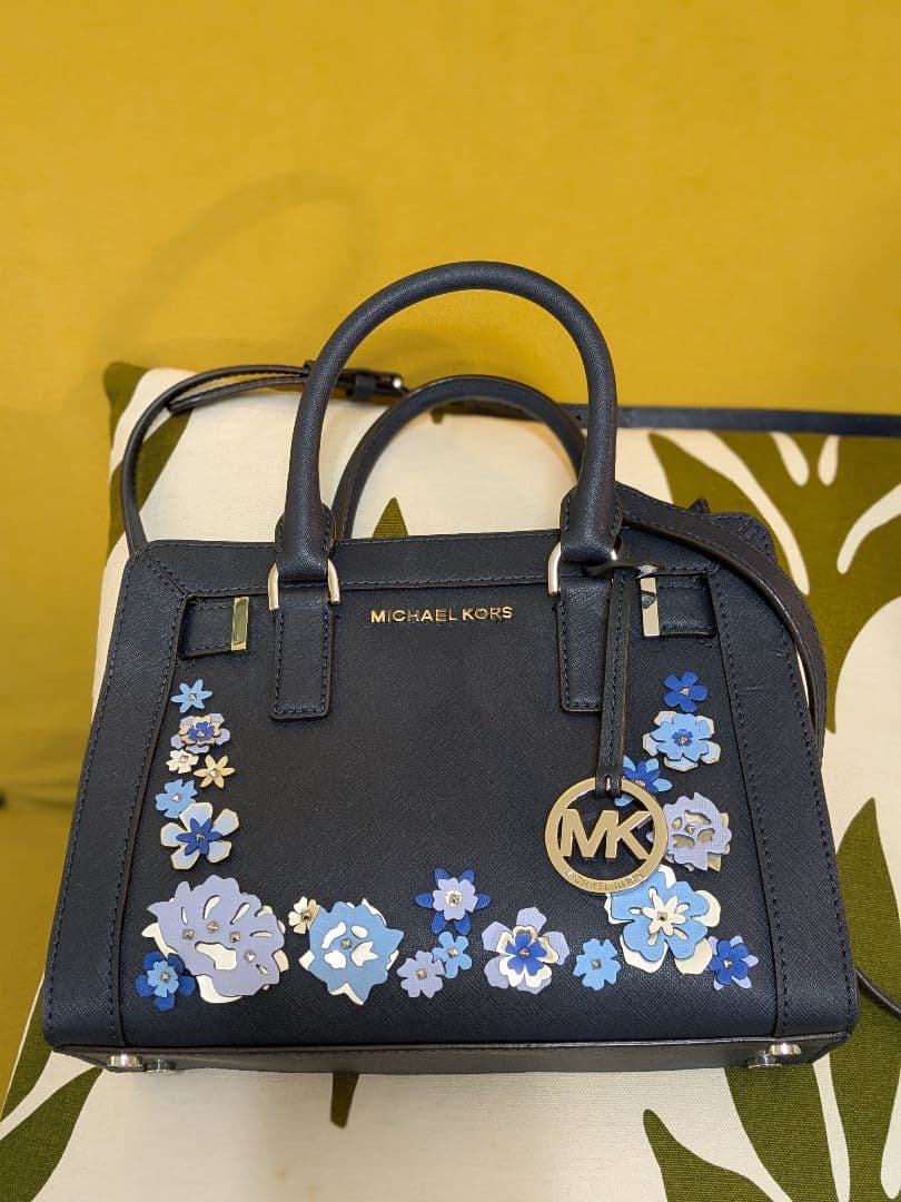 MICHAEL KORS ネイビー ツーウェイバッグ