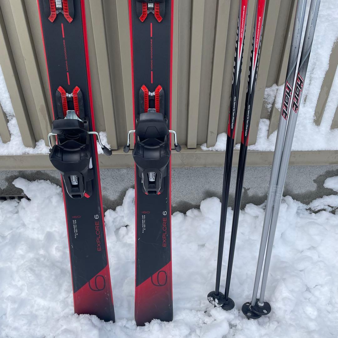 1回使用　elan 160 スキー板 エラン　155 165