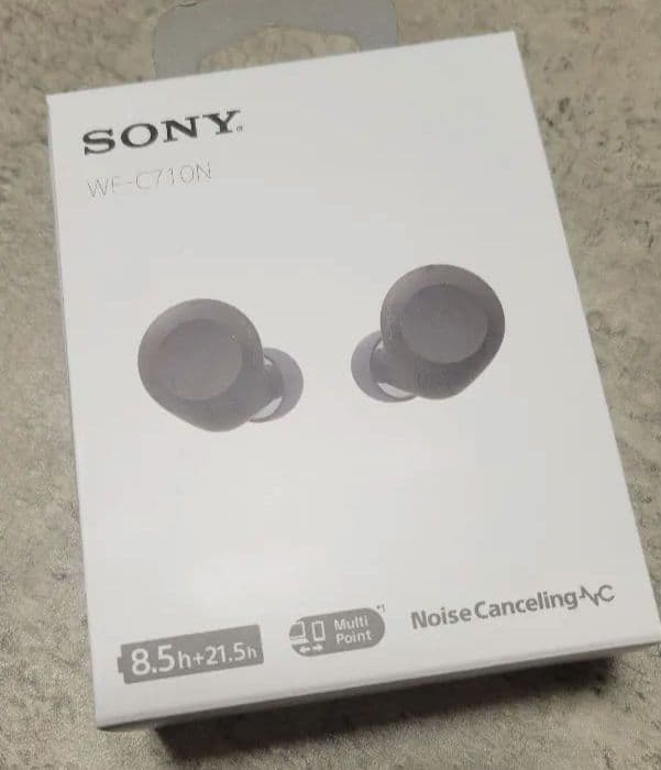 新品　未使用品　SONY WF-C710N ワイヤレスイヤホン　ブラック