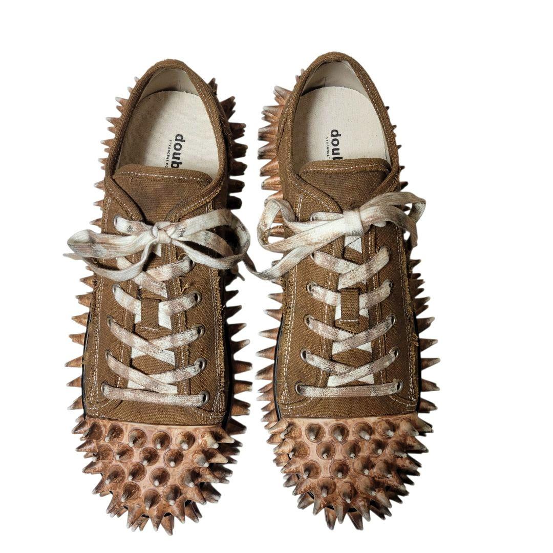 ● 26SS●doublet●SPIKE SNEAKER ブラウン 26.5㎝