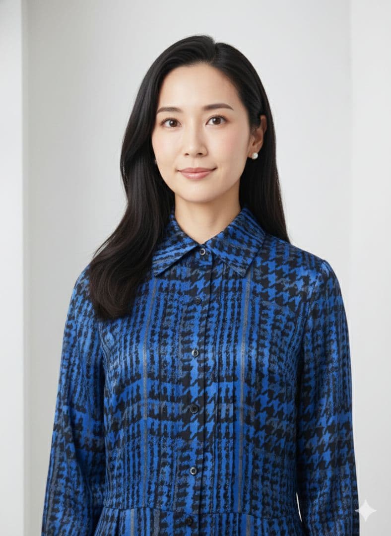 タグ付き ROCHAS premiere シルク100%ワンピース