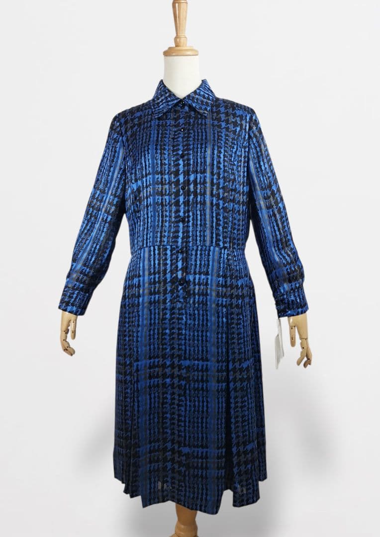 タグ付き ROCHAS premiere シルク100%ワンピース