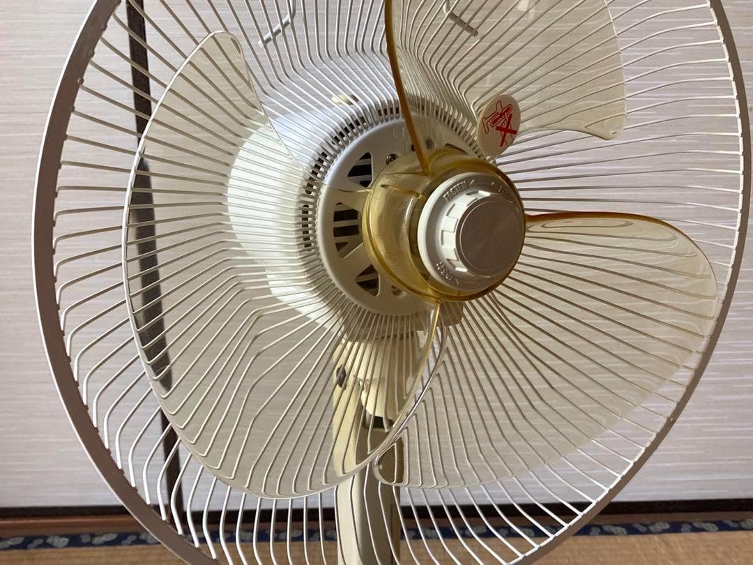 【レトロ】 SANYO 扇風機 EF-E076 1985年製 箱付