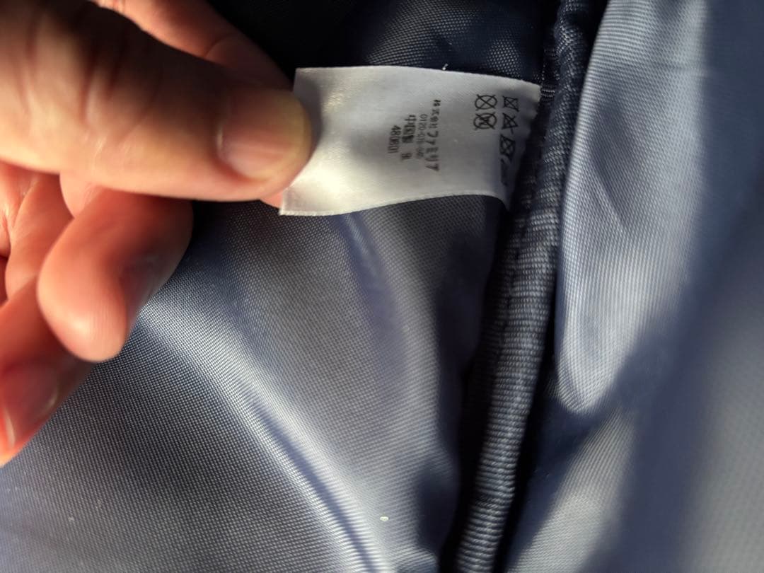 familiar ファミリア　ストライプリュックサック リボン付き