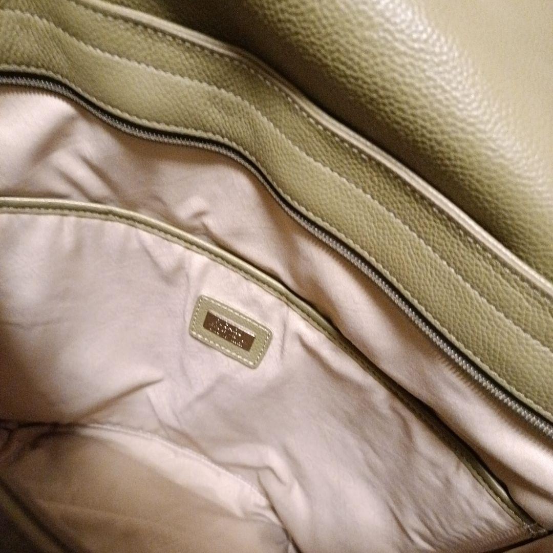 未使用品PICARD オリーブグリーン 本革フラップリュックサック