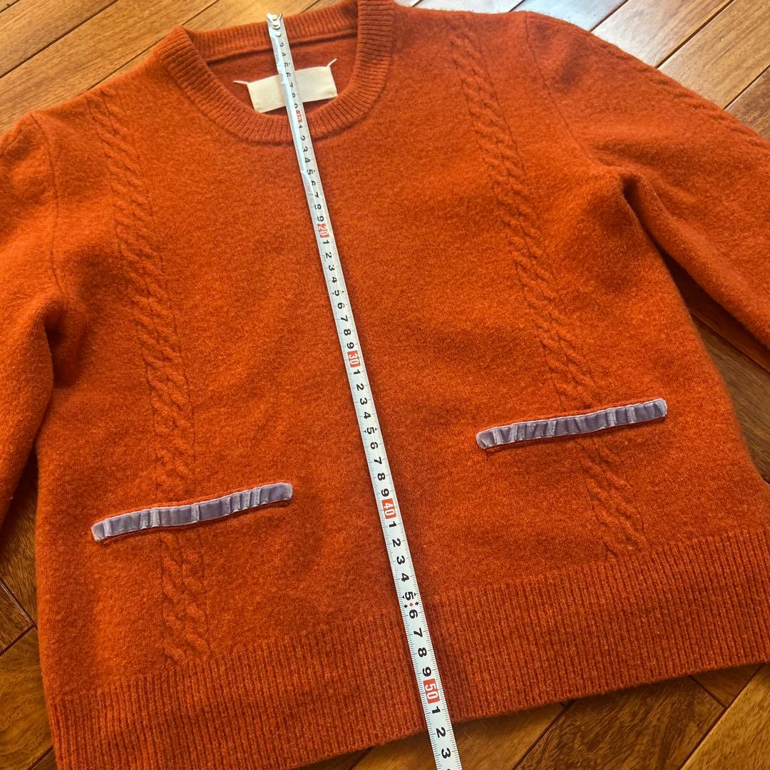 Maison Margiela オレンジ ニットセーター XS