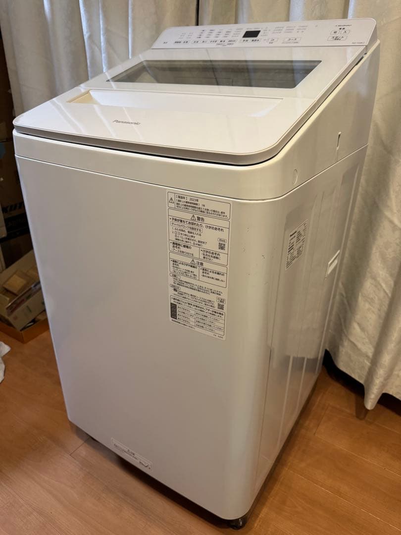 美品　2023 Panasonic 洗濯機 NA-FA8K2 8kg 清潔
