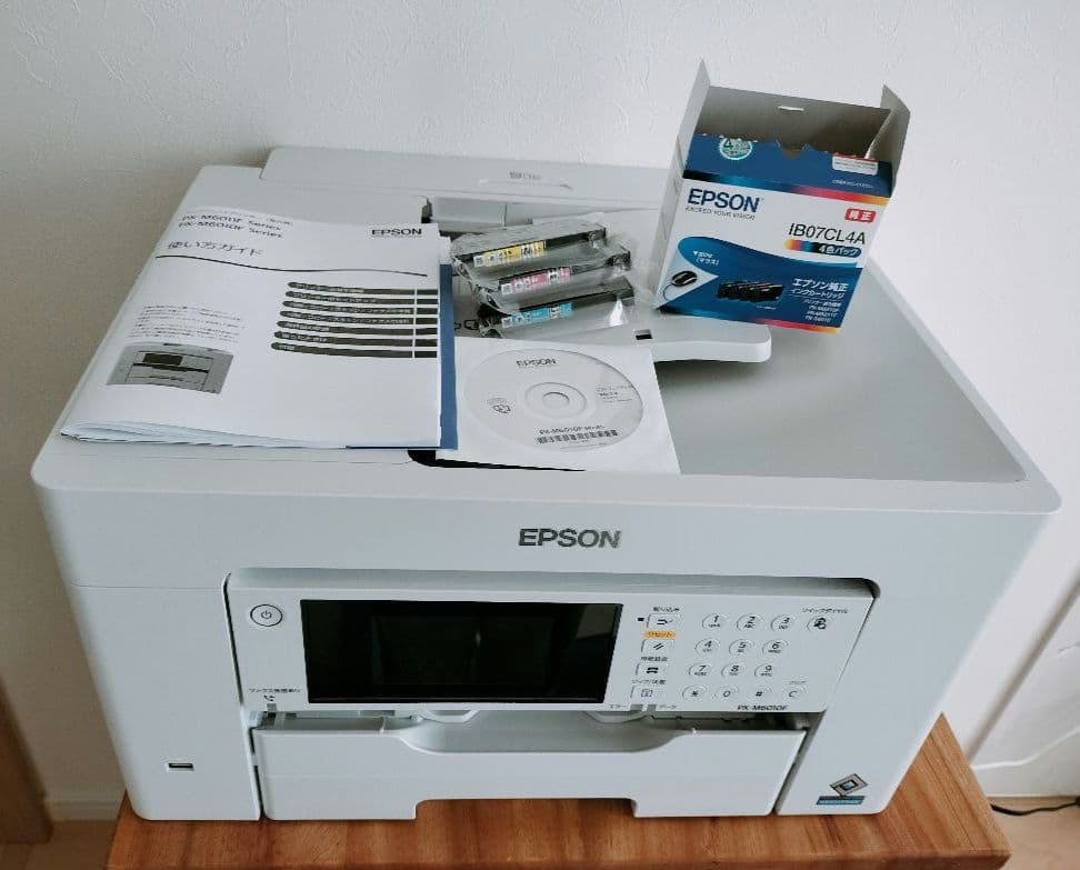 EPSON PX-M6010F プリンター 純正インクIB07CL4A 3色付き