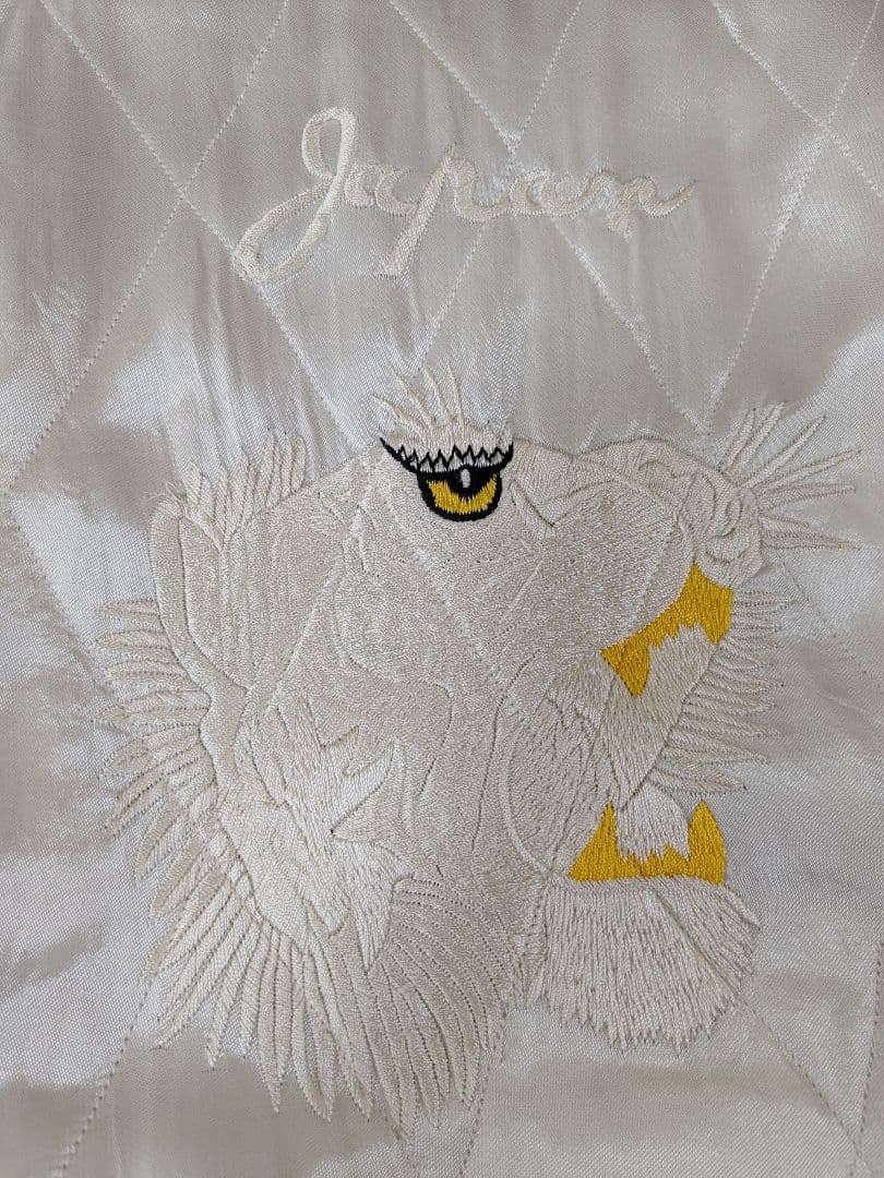 希少WAREHOUSE(ウエアハウス)別珍スカジャン リバーシブル鹿 虎刺繍 M