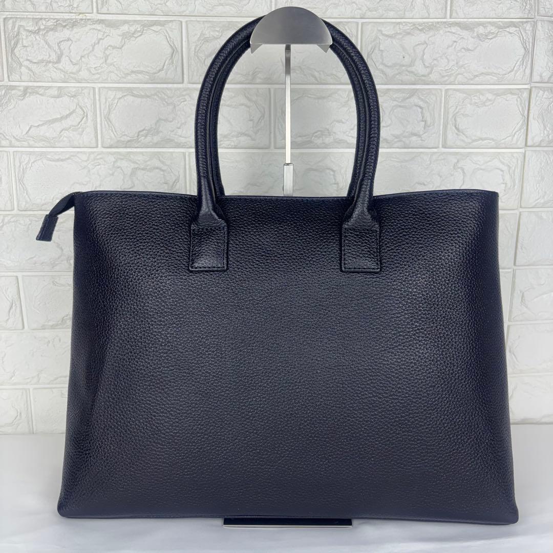 ✨極美品✨ HushTug レザー ビジネストートバッグ ネイビー