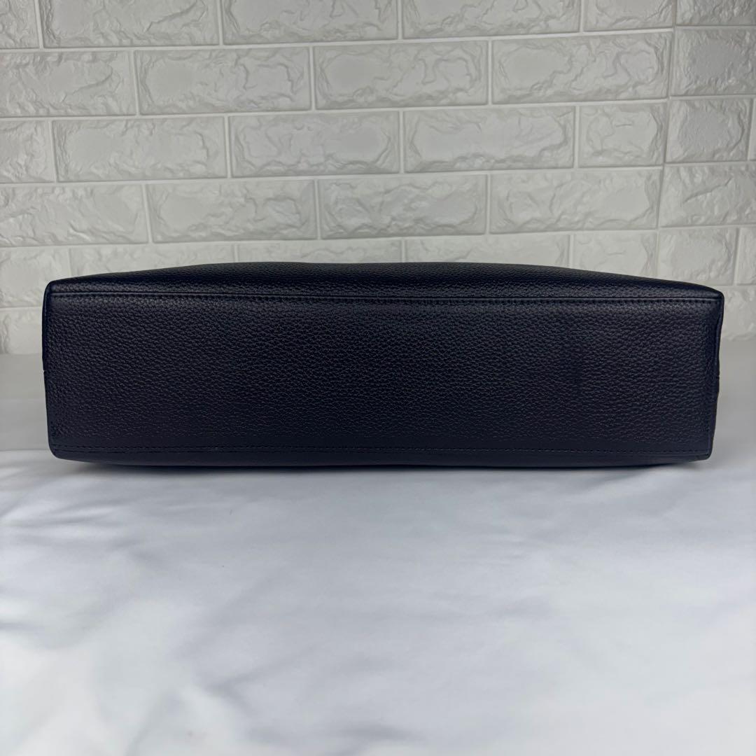 ✨極美品✨ HushTug レザー ビジネストートバッグ ネイビー