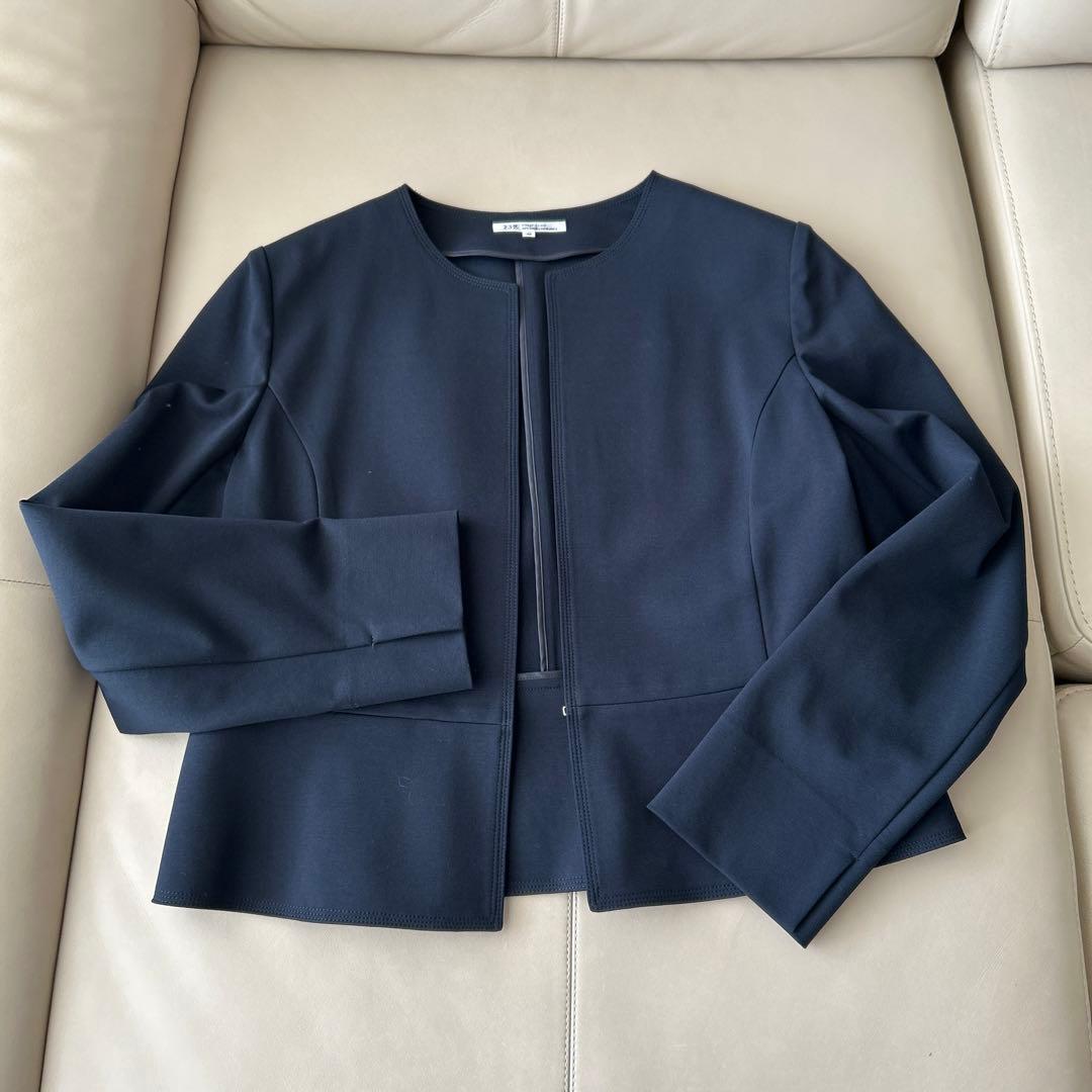 23区 セレモニー　ワンピース＆ジャケット　紺40 卒業式　入学式　面接に