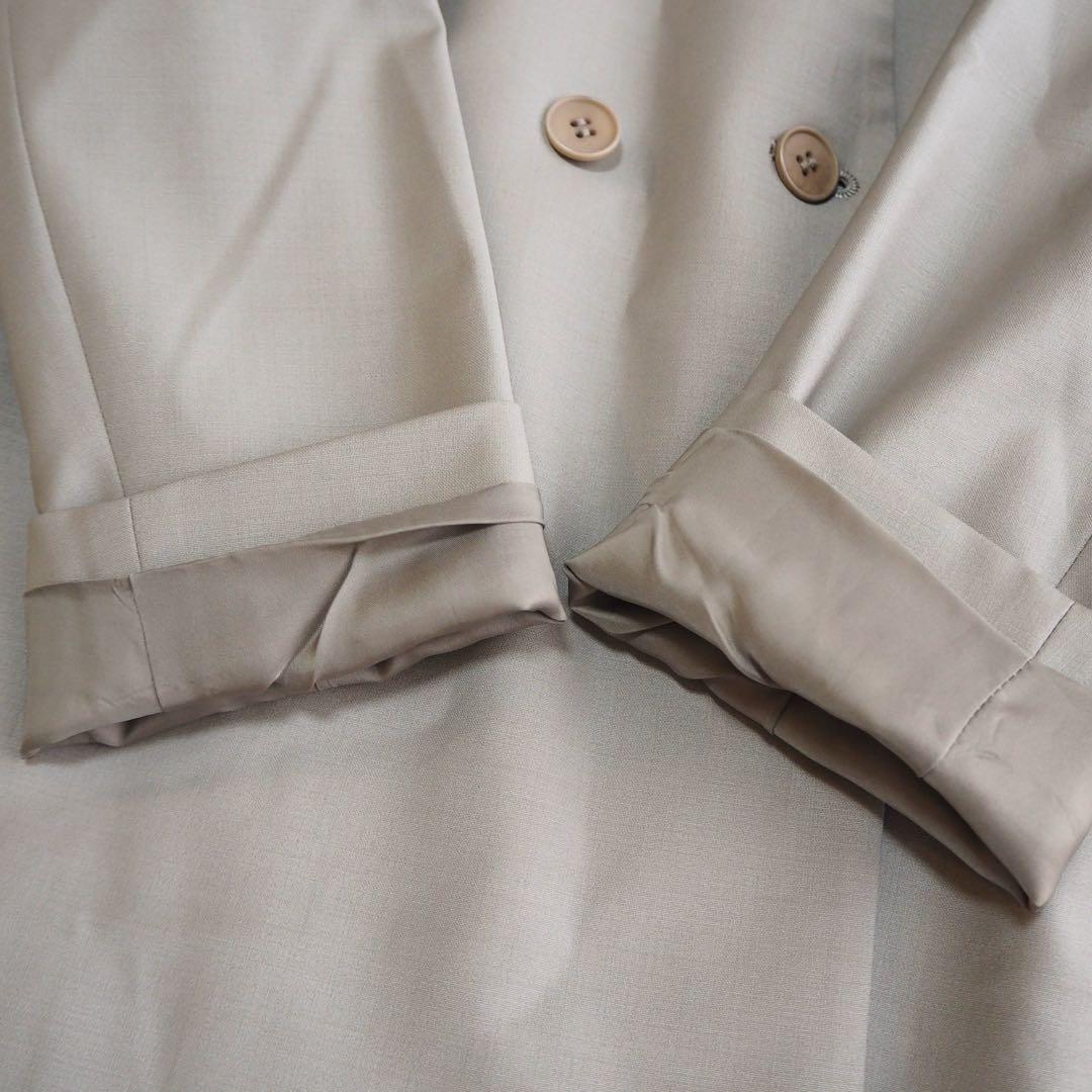 極美品 セオリーリュクス エグゼクティブ パンツスーツセット ノーカラー ダブル