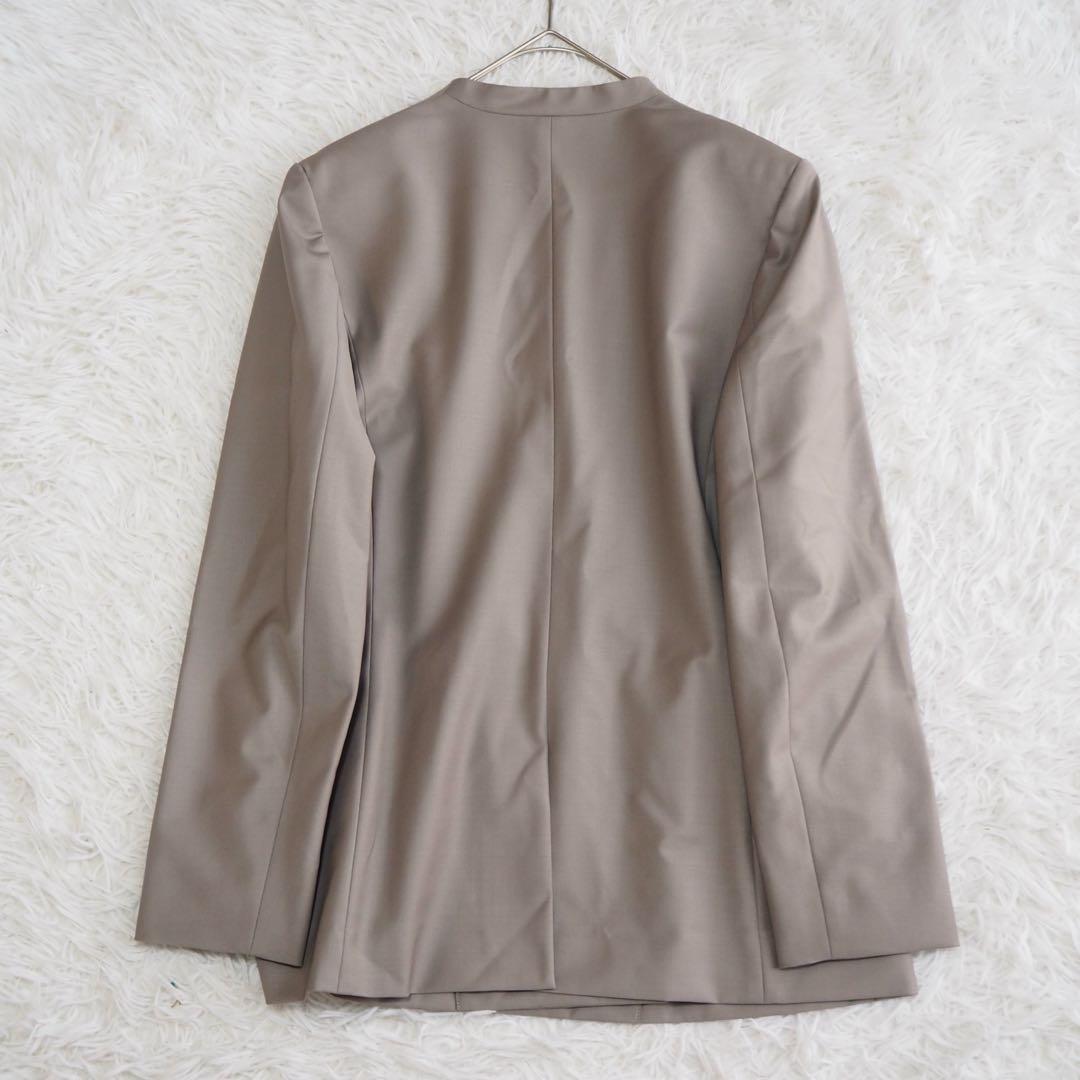 極美品 セオリーリュクス エグゼクティブ パンツスーツセット ノーカラー ダブル