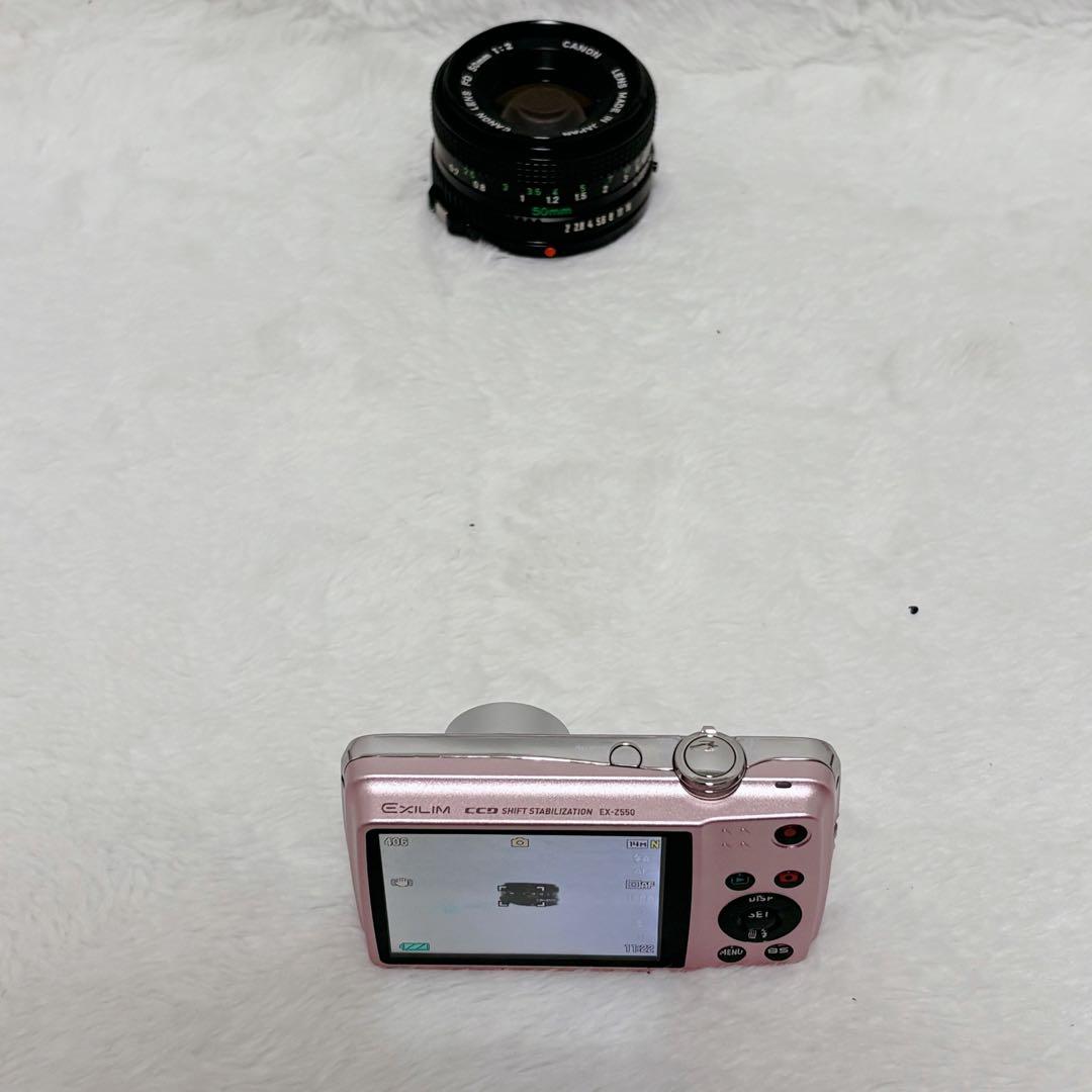 【外観美品】CASIO EXILIM EX-Z550 ピンク
