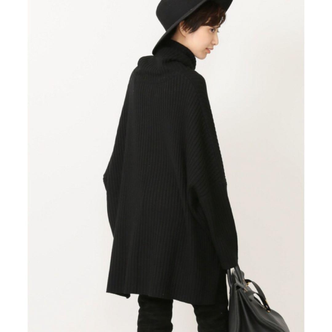 EVERYDAY I LIKE. Oversized rib ニット　ブラック