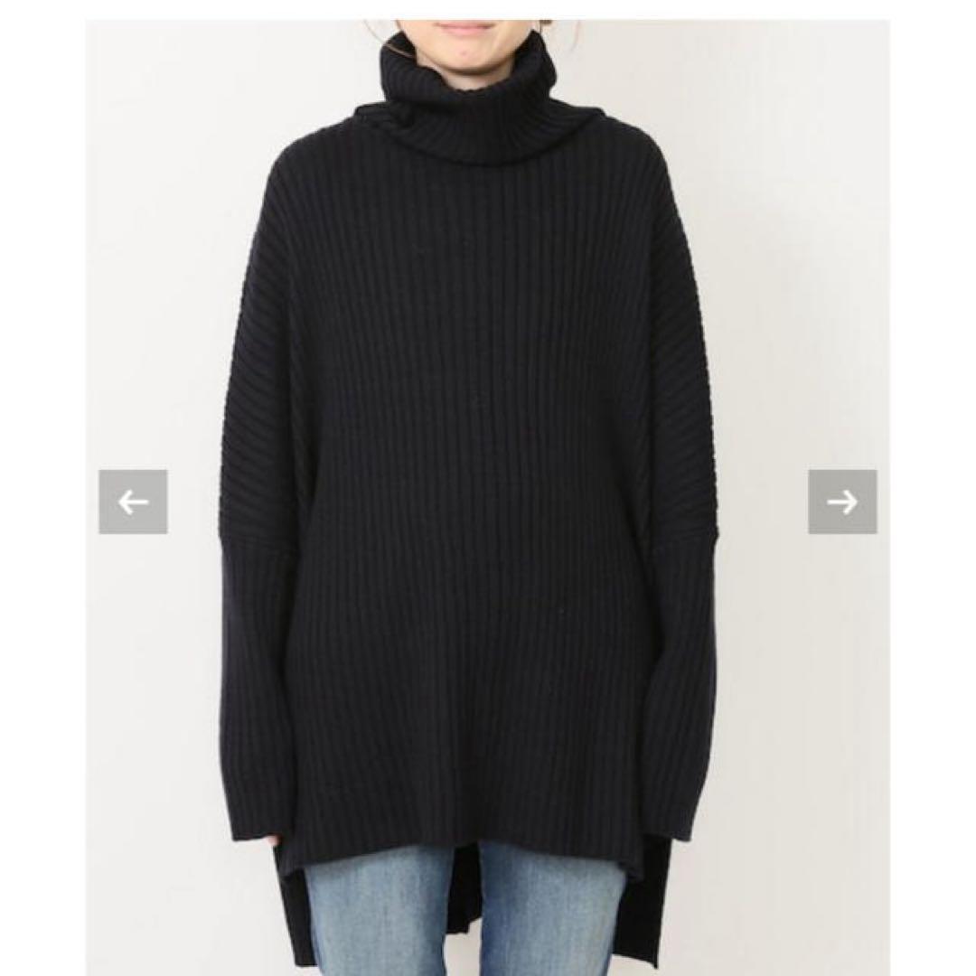 EVERYDAY I LIKE. Oversized rib ニット　ブラック