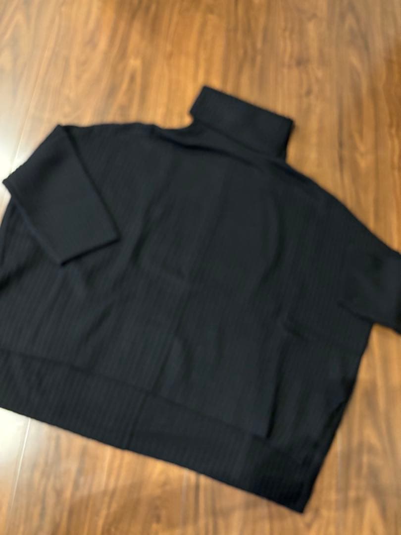 EVERYDAY I LIKE. Oversized rib ニット　ブラック