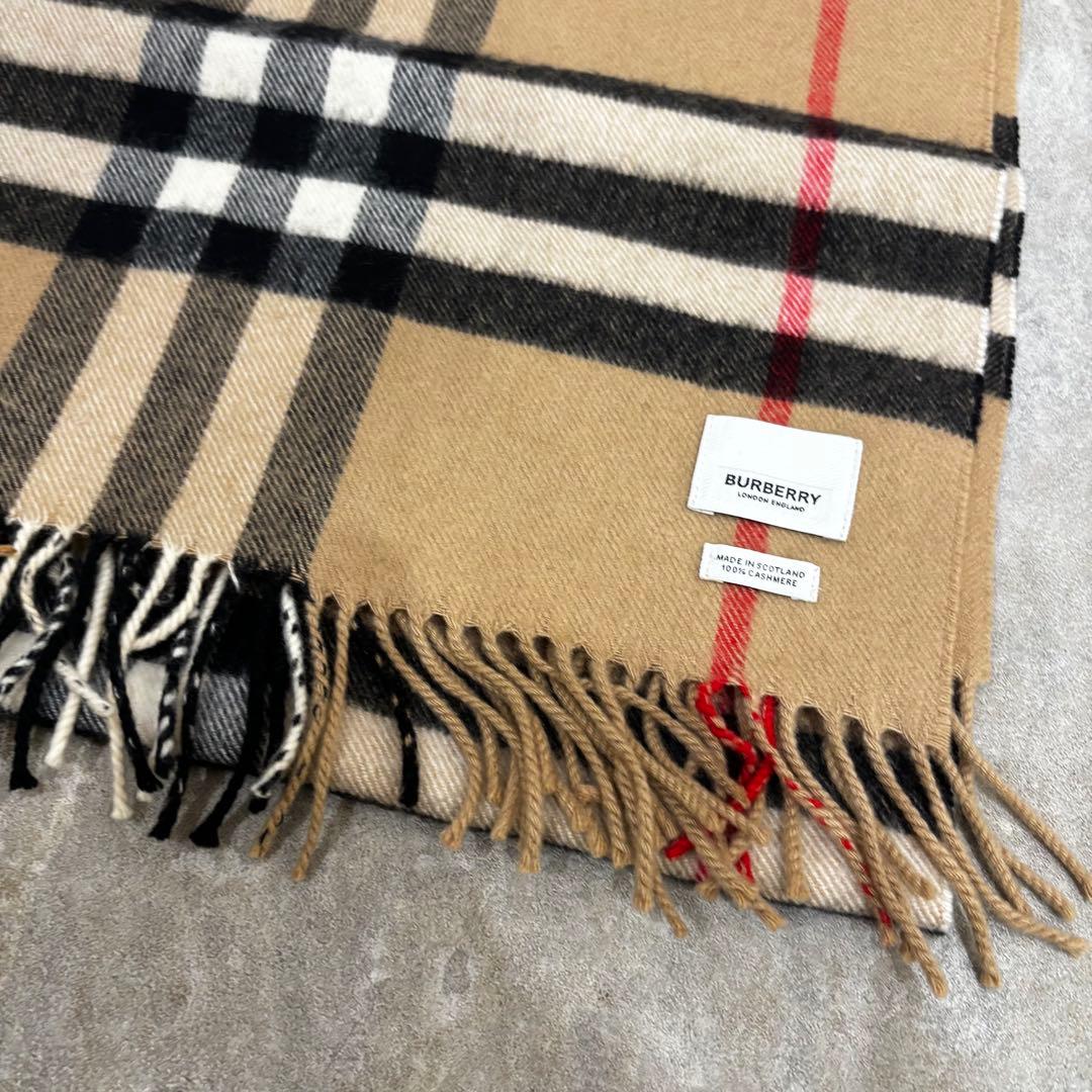 Burberry バーバリー　マフラー　美品　カシミア　現行モデル