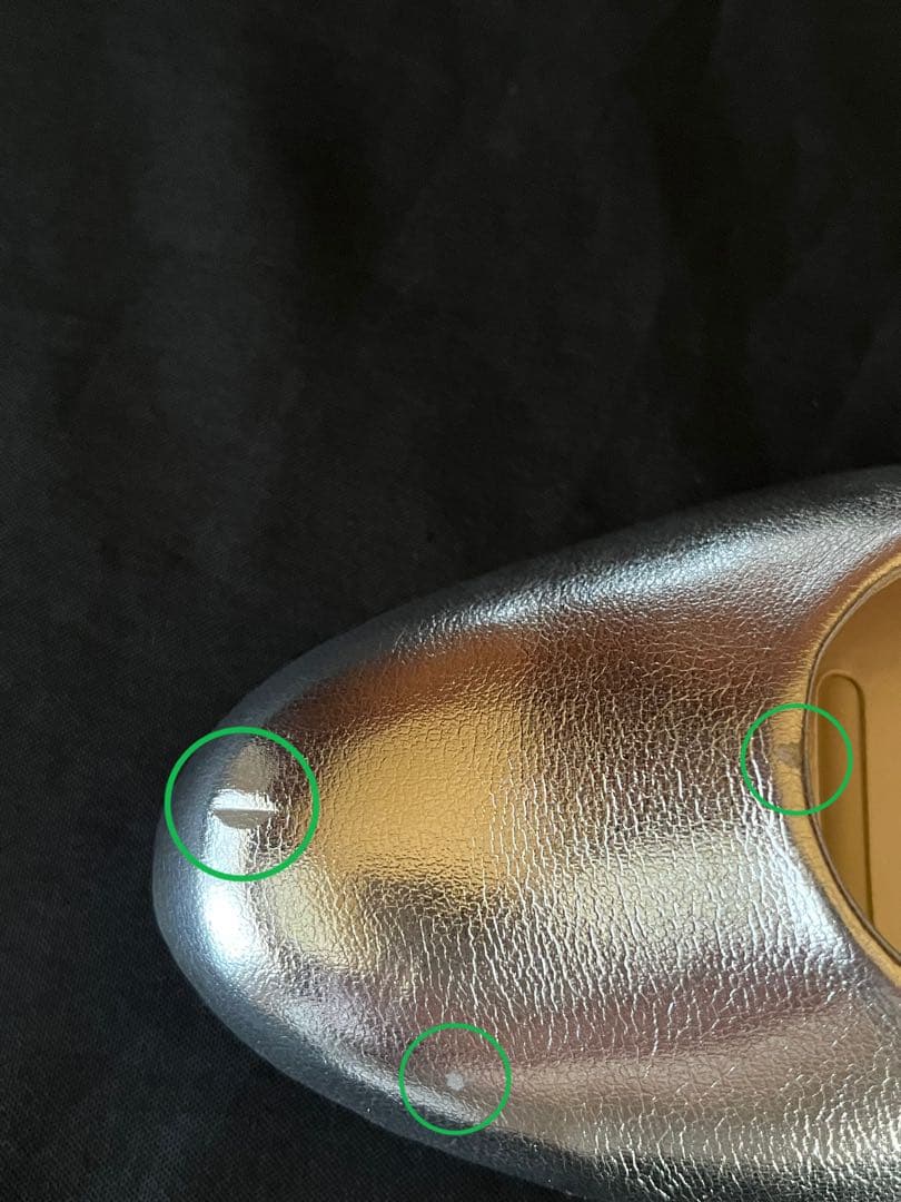 リトルピアニスト　ピアノ演奏用　靴　シルバー パンプス 24サイズ