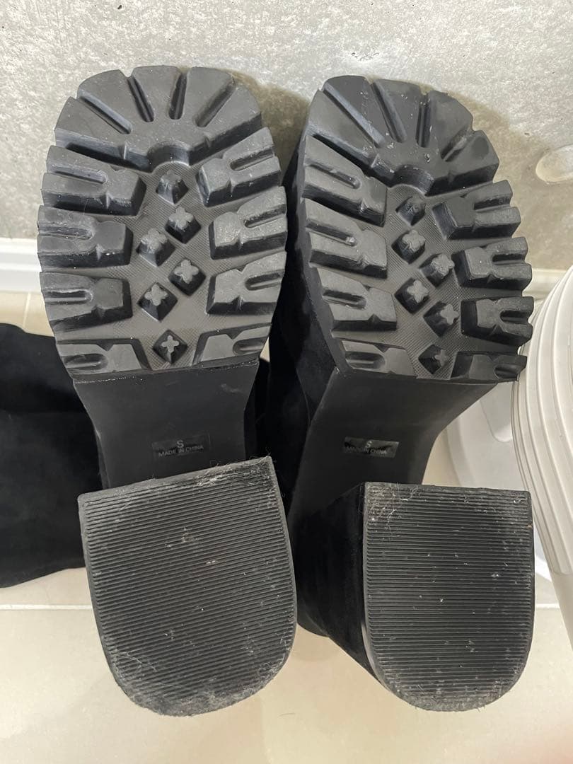 EMODA スクエアフィットロングブーツ S