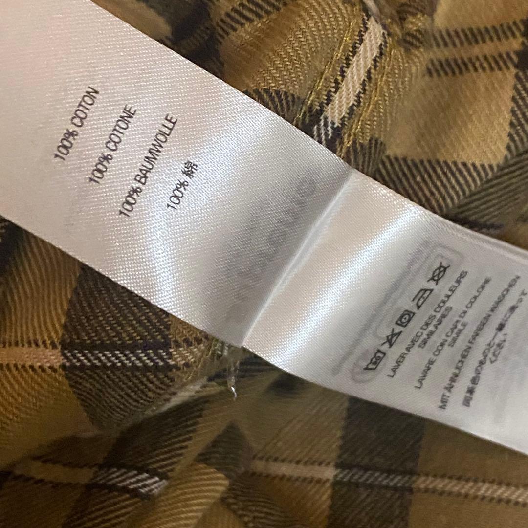 SUPREME 2024FW Plaid Flannel Shirt Sサイズ