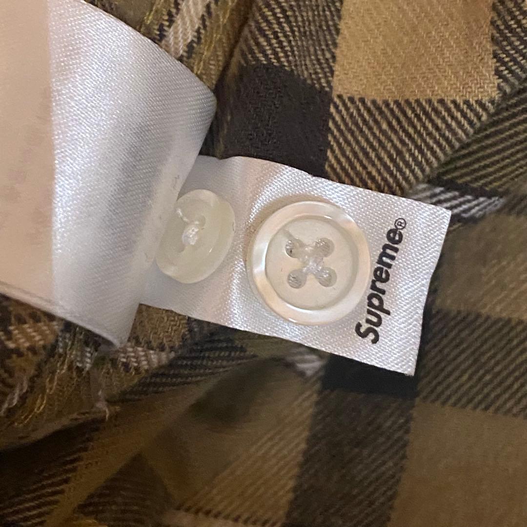 SUPREME 2024FW Plaid Flannel Shirt Sサイズ