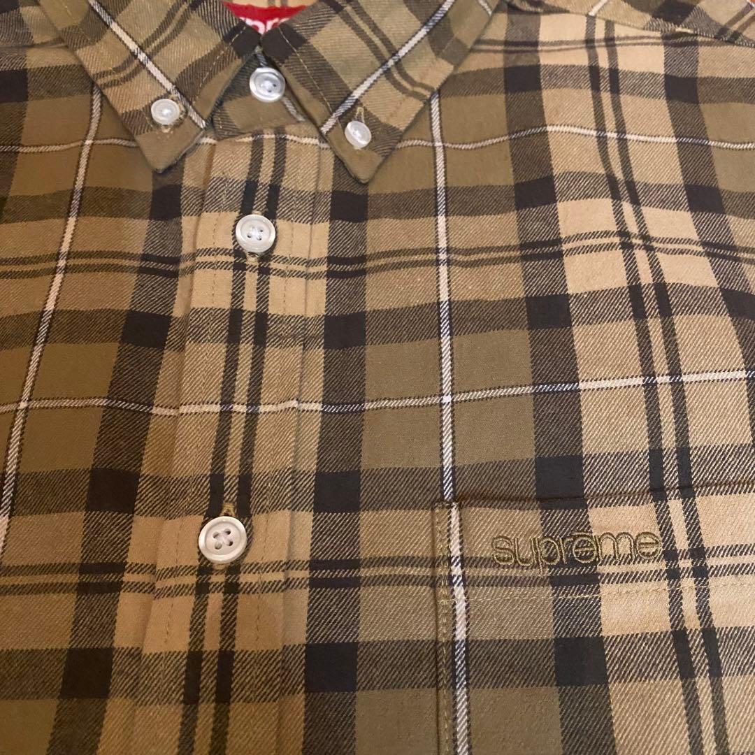 SUPREME 2024FW Plaid Flannel Shirt Sサイズ