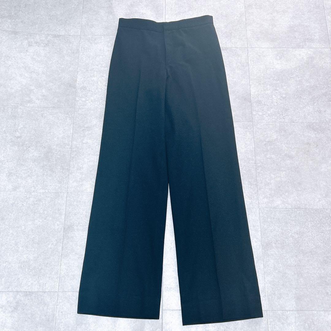 美品✨ ラルフローレン セットアップ　パンツスーツ 5B ワイド ウール 黒