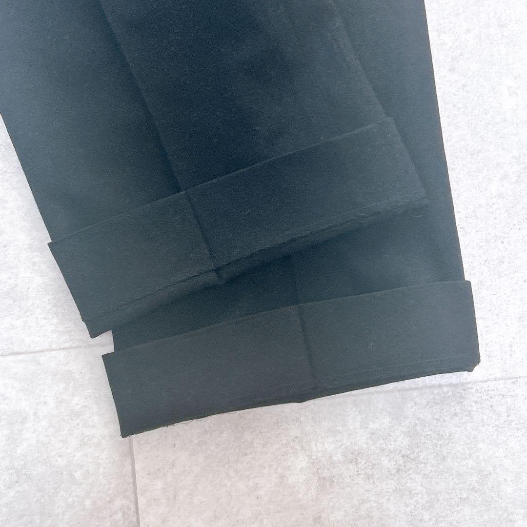 美品✨ ラルフローレン セットアップ　パンツスーツ 5B ワイド ウール 黒