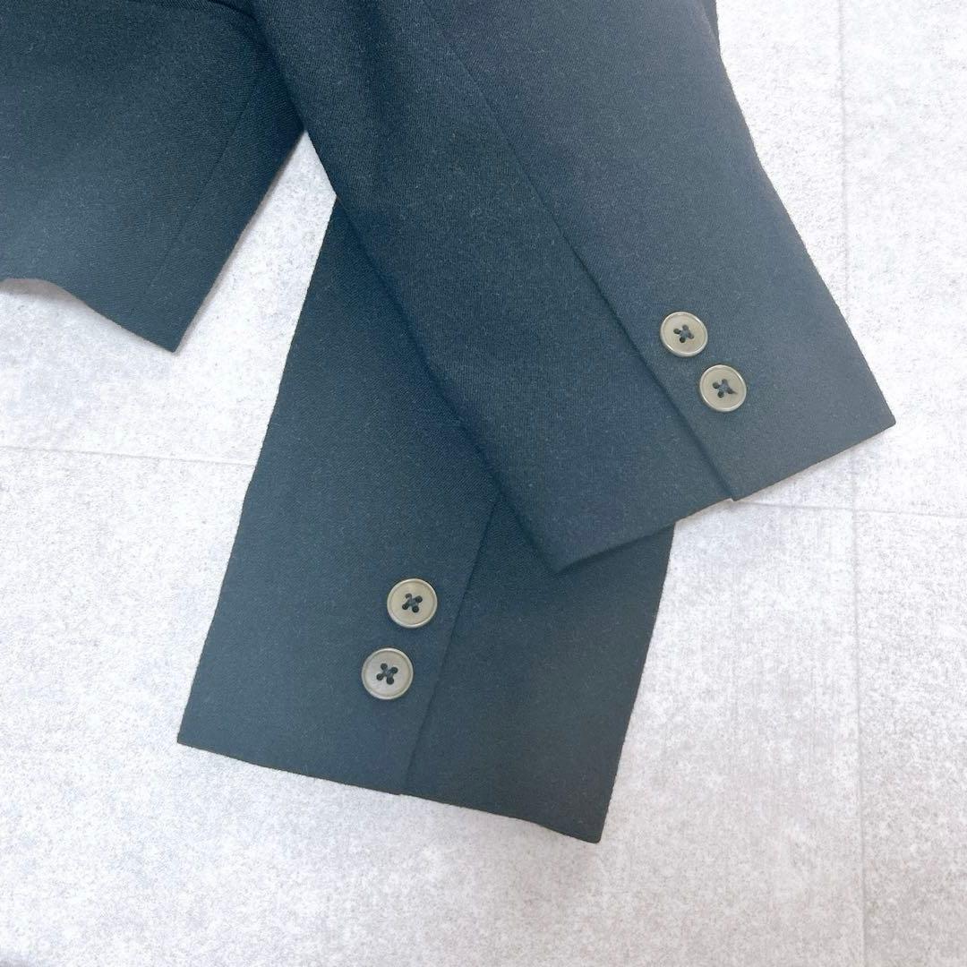 美品✨ ラルフローレン セットアップ　パンツスーツ 5B ワイド ウール 黒