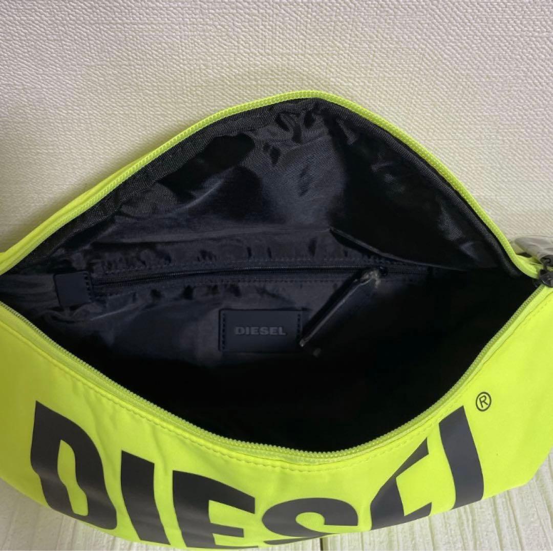 新品未使用DIESEL ネオンイエロー ボディバッグ