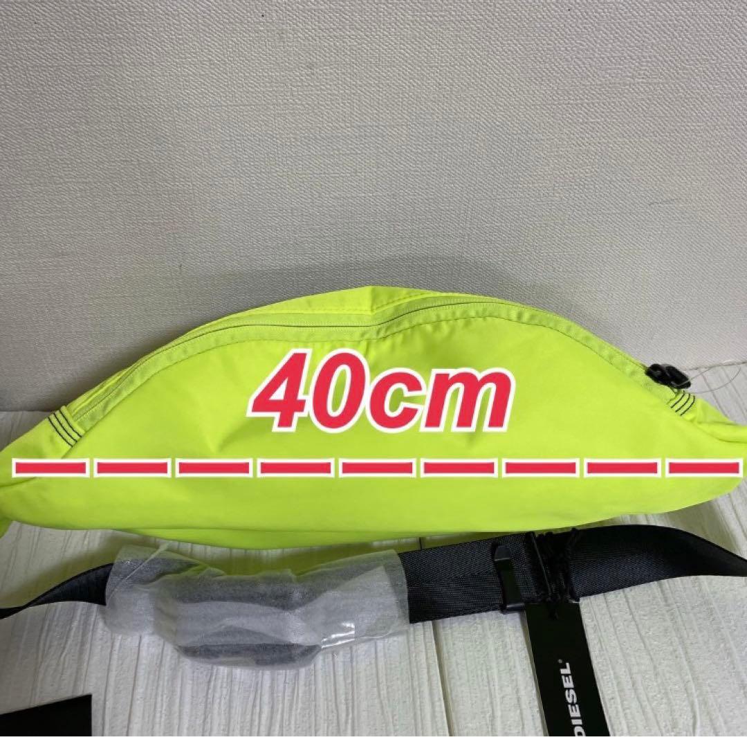 新品未使用DIESEL ネオンイエロー ボディバッグ