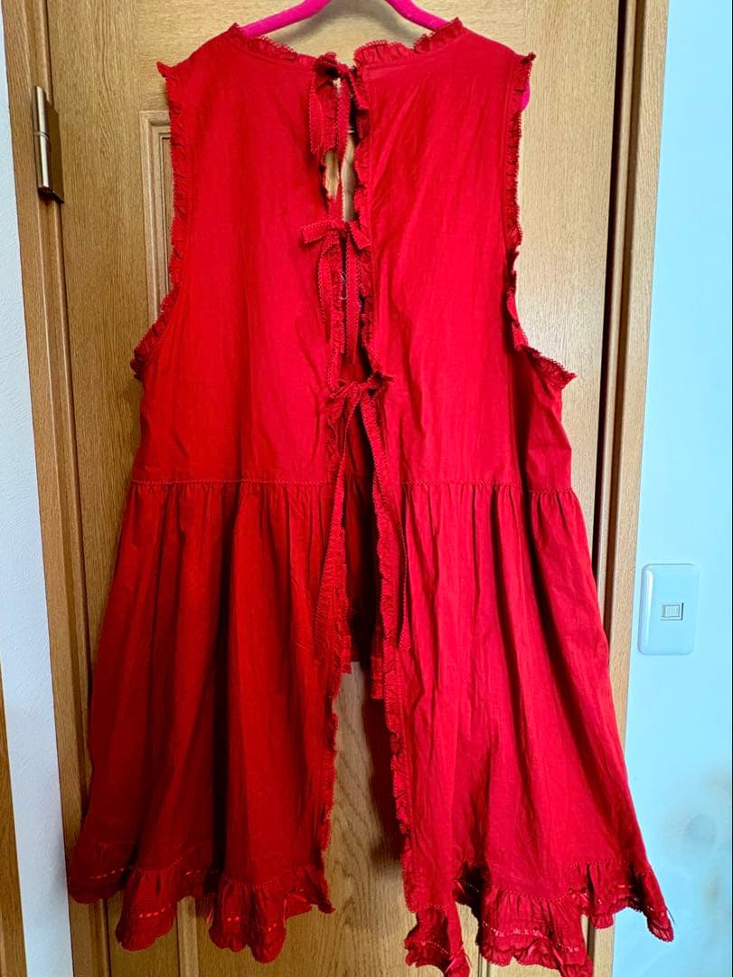 ピンクハウス タブリエ 未使用タグ付き　赤